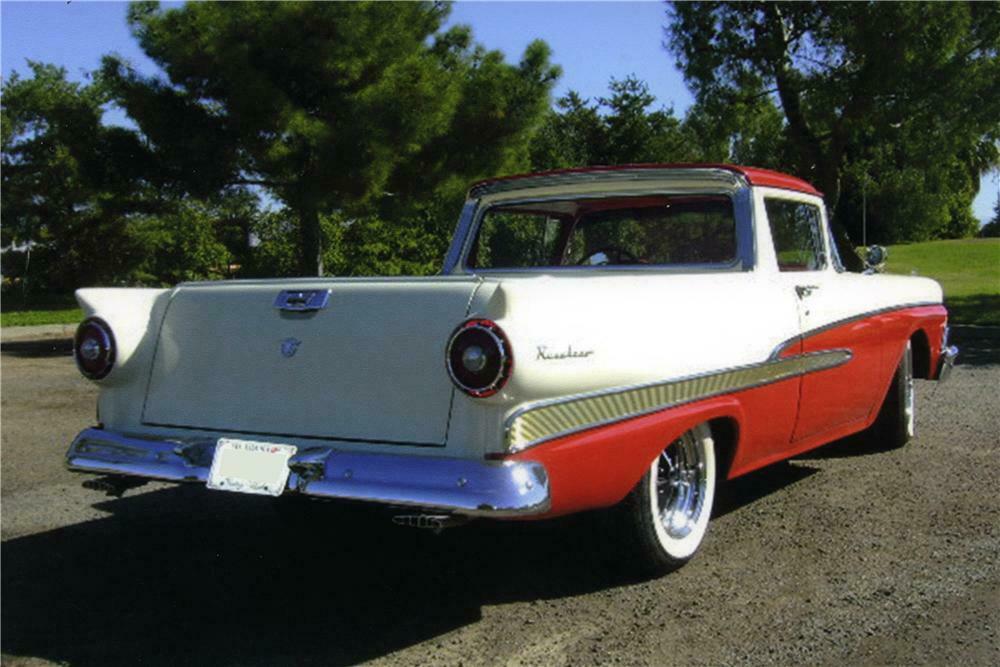 1958 FORD RANCHERO PICKUP - Rear 3/4 - 161029
