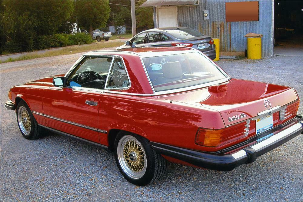 1986 Mercedes Benz 560sl Convertible
