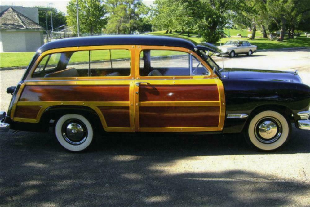 1950 FORD COUNTRY SQUIRE STATION WAGON Side Profile 161034 1950-ford-country-squire-station-wagon-side-profile-161034