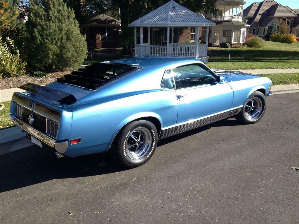 1970 FORD MUSTANG MACH 1 428 SCJ FASTBACK - Rear 3/4 - 161070