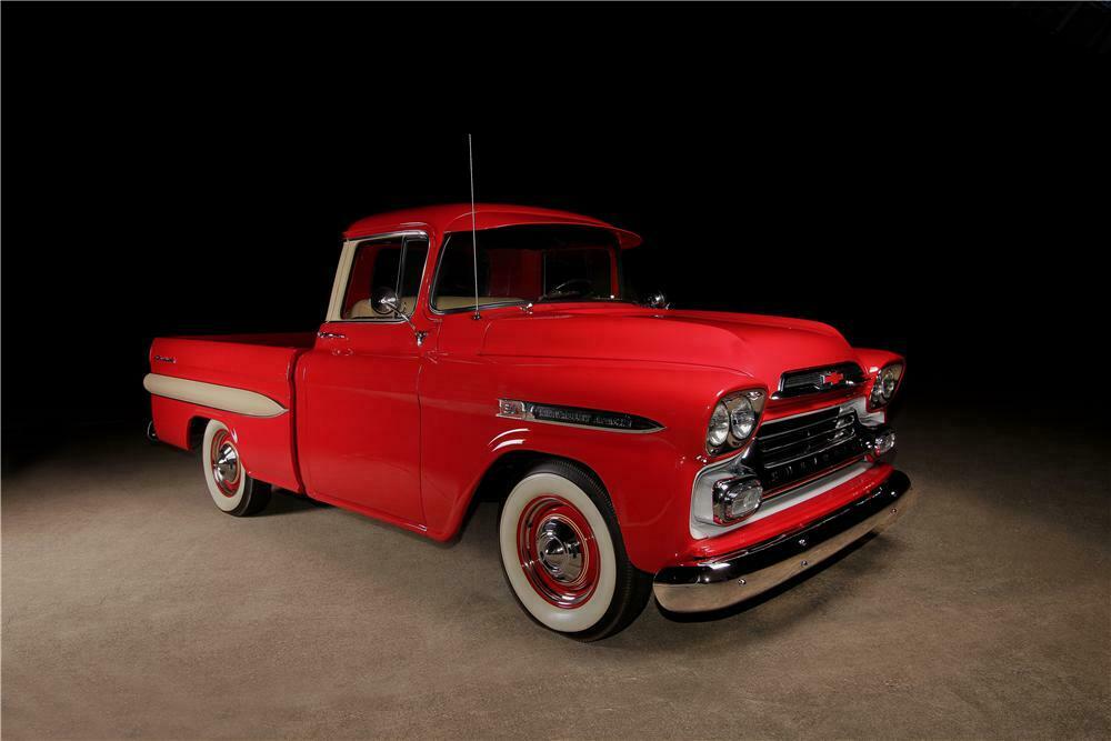 1959 CHEVROLET APACHE PICKUP - Front 3/4 - 161172