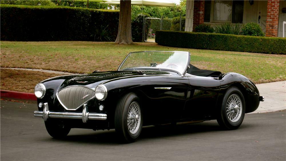 1955 AUSTIN-HEALEY 100-4 BN1 CONVERTIBLE - Side Profile - 161190