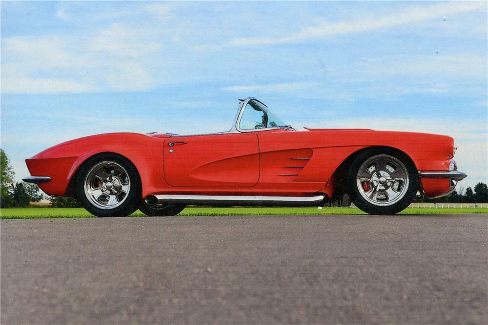 1962 CHEVROLET CORVETTE CUSTOM CONVERTIBLE - Side Profile - 161204