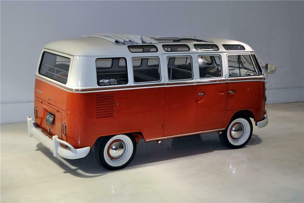 1966 VOLKSWAGEN 21 WINDOW SAMBA BUS - Rear 3/4 - 161277