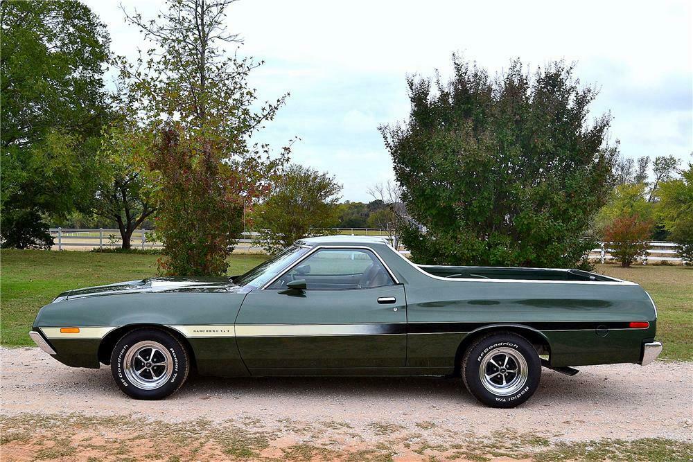1972 FORD RANCHERO GT PICKUP - Side Profile - 161303