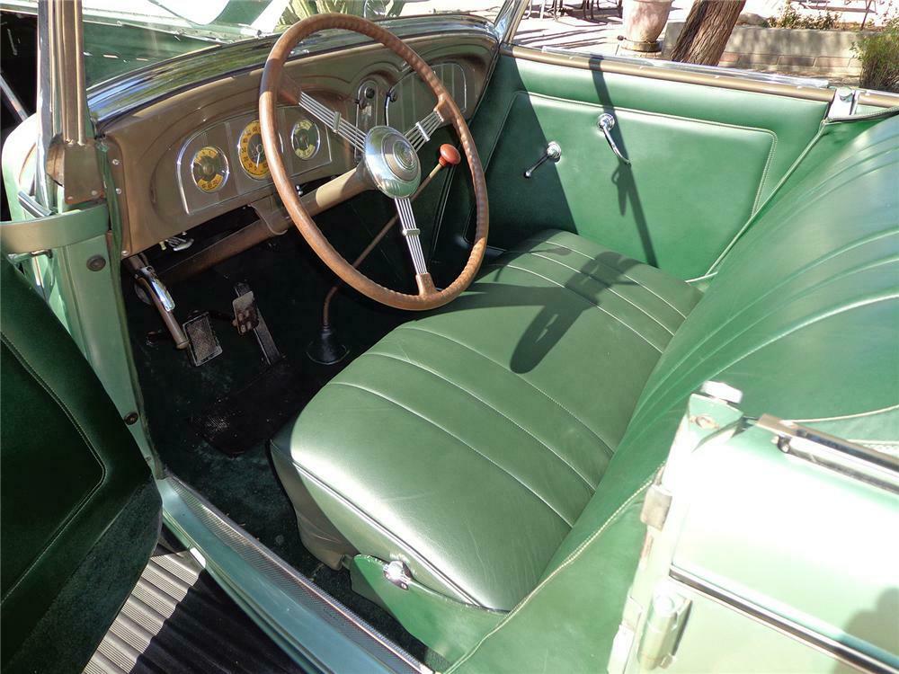 1936 PACKARD 120 CONVERTIBLE SEDAN - Interior - 161311