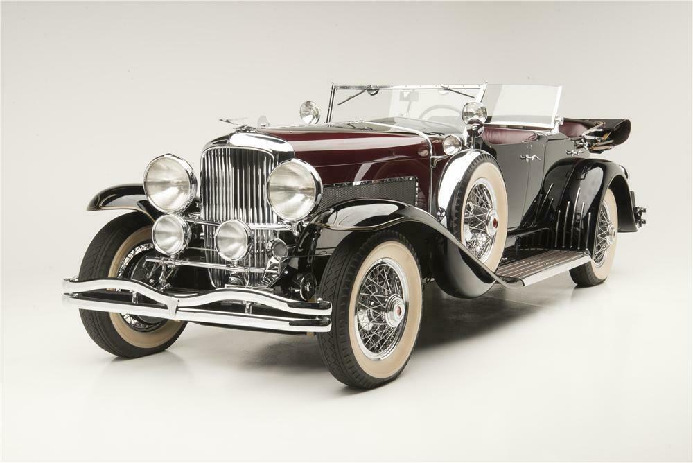1929 Duesenberg Sj Lebaron Dual Cowl Phaeton