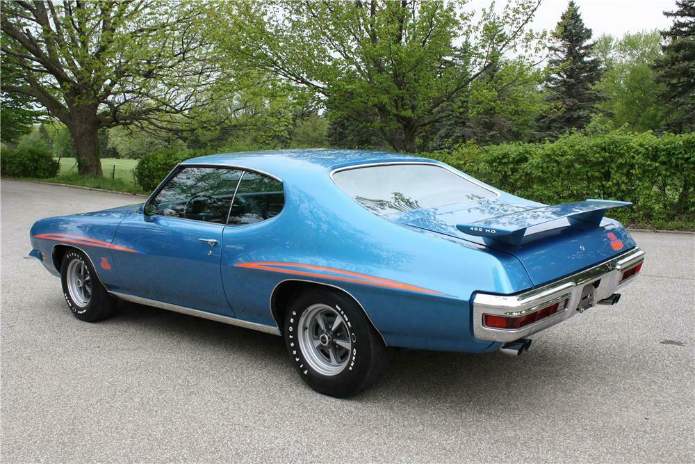 1971 PONTIAC GTO JUDGE 2 DOOR HARDTOP - Rear 3/4 - 161379