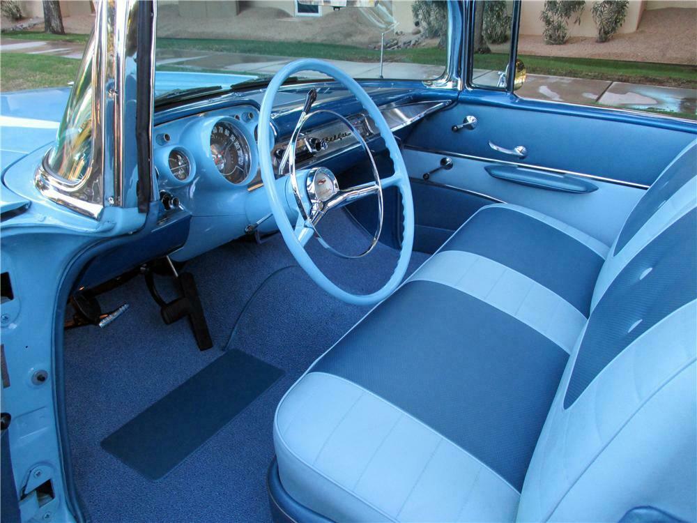 1957 CHEVROLET BEL AIR CONVERTIBLE - Interior - 161384