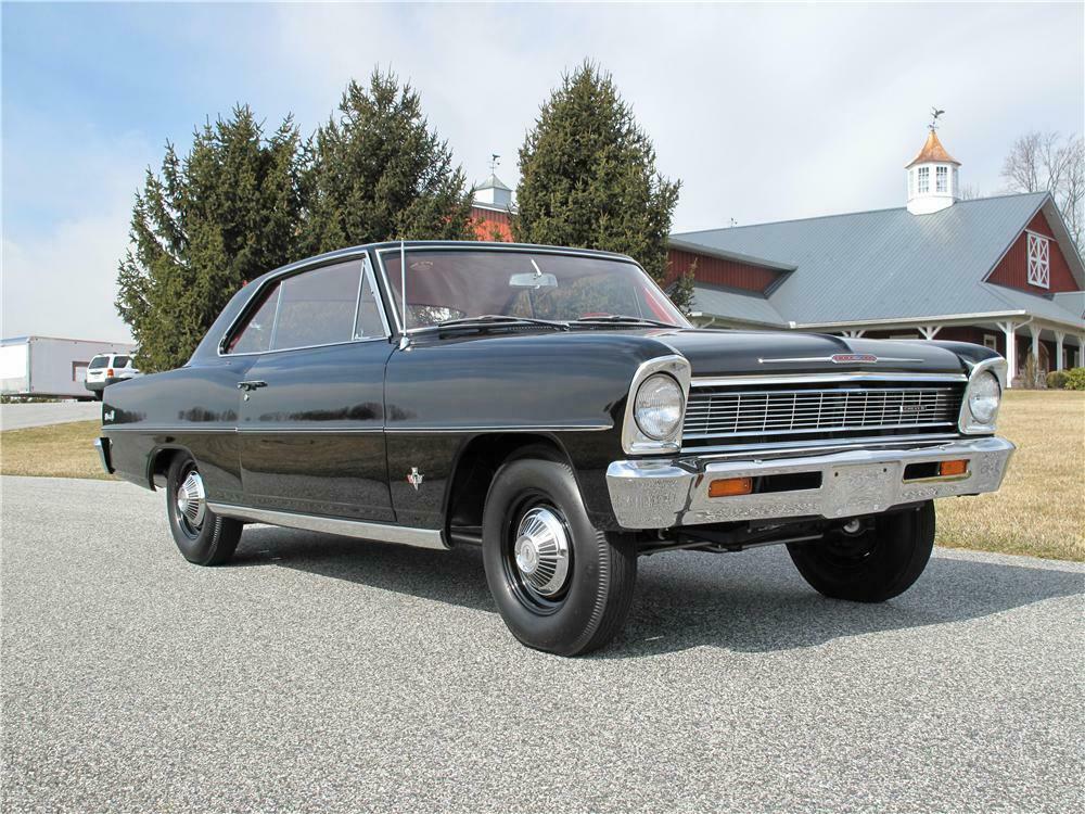 1966 CHEVROLET NOVA 2 DOOR COUPE Front 3/4 161531