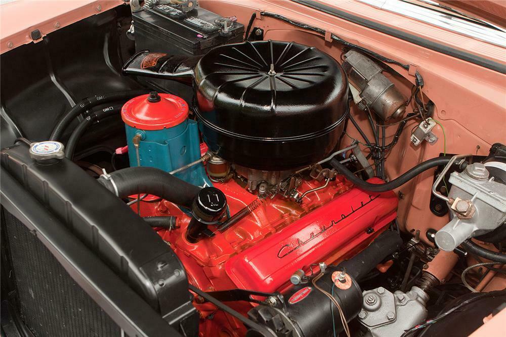 1955 CHEVROLET BEL AIR CONVERTIBLE - Engine - 161556