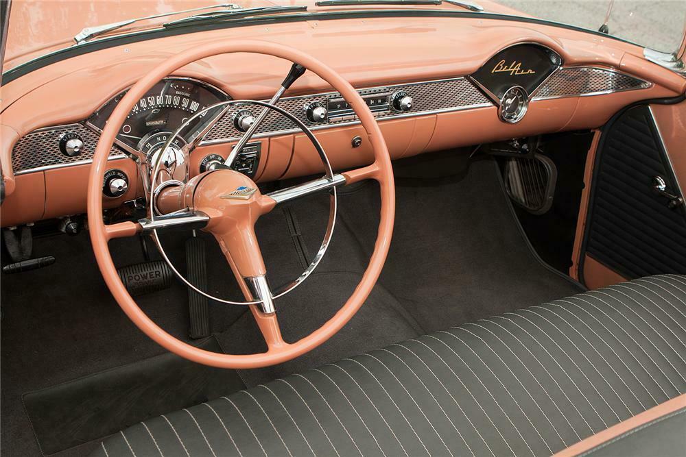 1955 CHEVROLET BEL AIR CONVERTIBLE - Interior - 161556