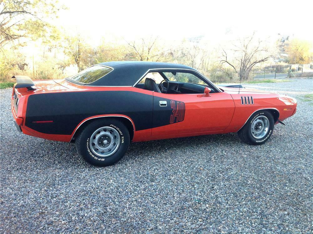 1971 PLYMOUTH CUDA 2 DOOR COUPE - Side Profile - 161664