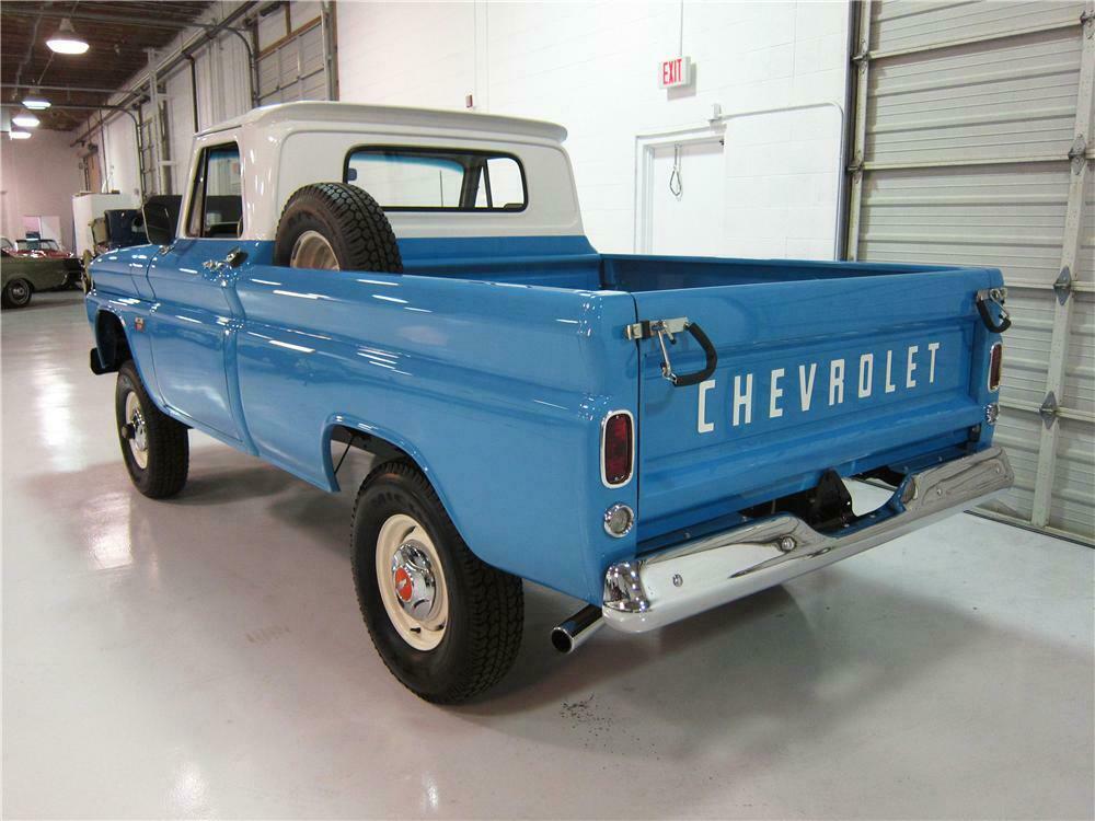 1966 CHEVROLET 1/2 TON 4X4 PICKUP - Rear 3/4 - 161737