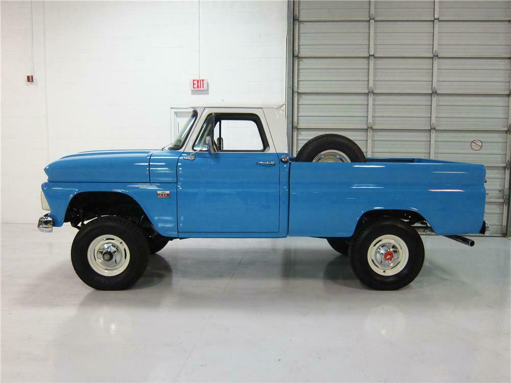 1966 CHEVROLET 1/2 TON 4X4 PICKUP - Side Profile - 161737
