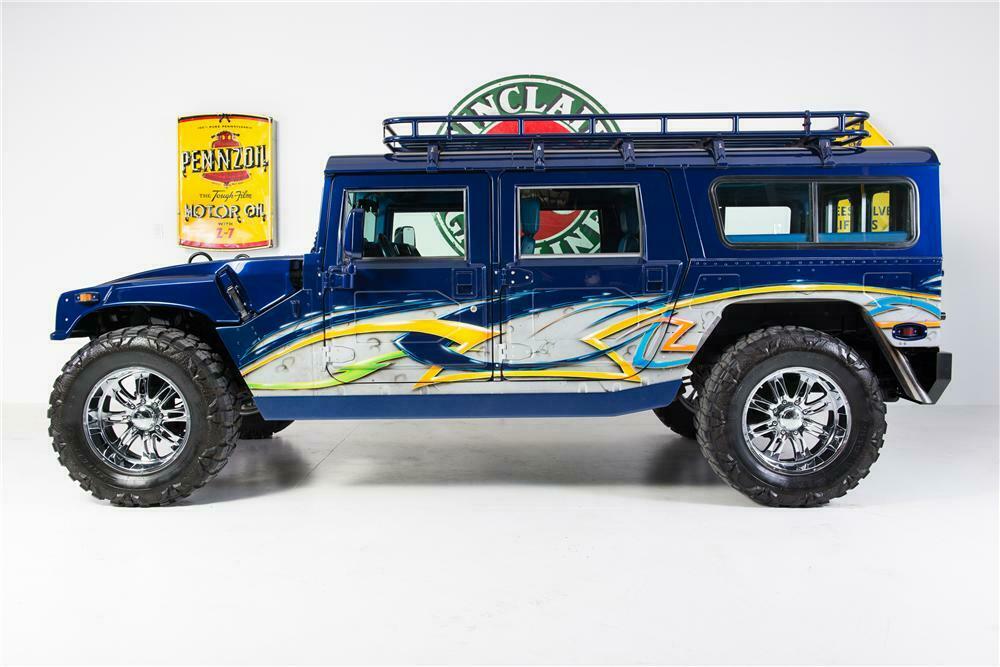 1996 AM GENERAL HUMMER H1 CUSTOM 4 DOOR - Side Profile - 161784