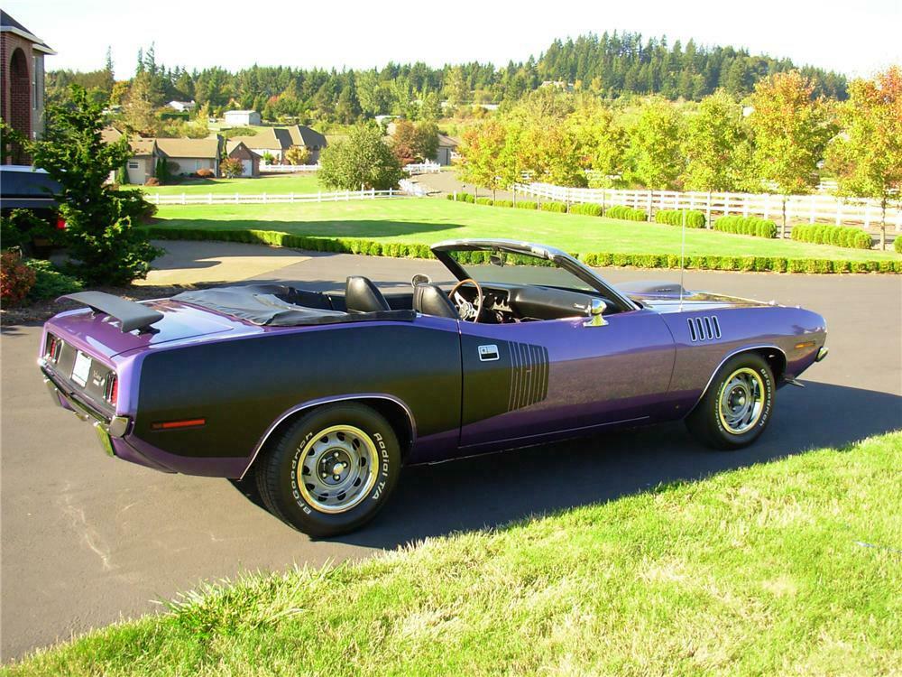 1971 PLYMOUTH CUDA CUSTOM CONVERTIBLE - Side Profile - 161802