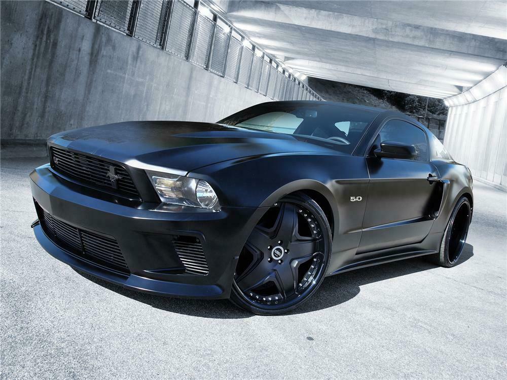 2011 FORD MUSTANG 2 DOOR CUSTOM DUB WIDEBODY COUPE Front 3/4 161898