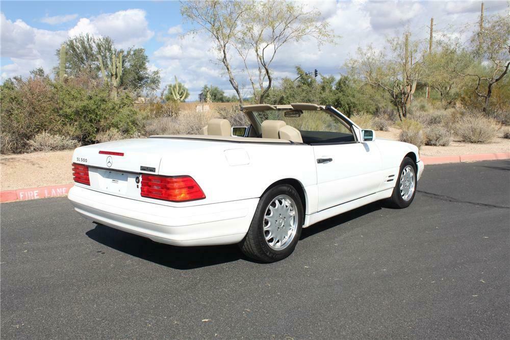 1997 MERCEDES-BENZ SL500 CONVERTIBLE - Rear 3/4 - 161999