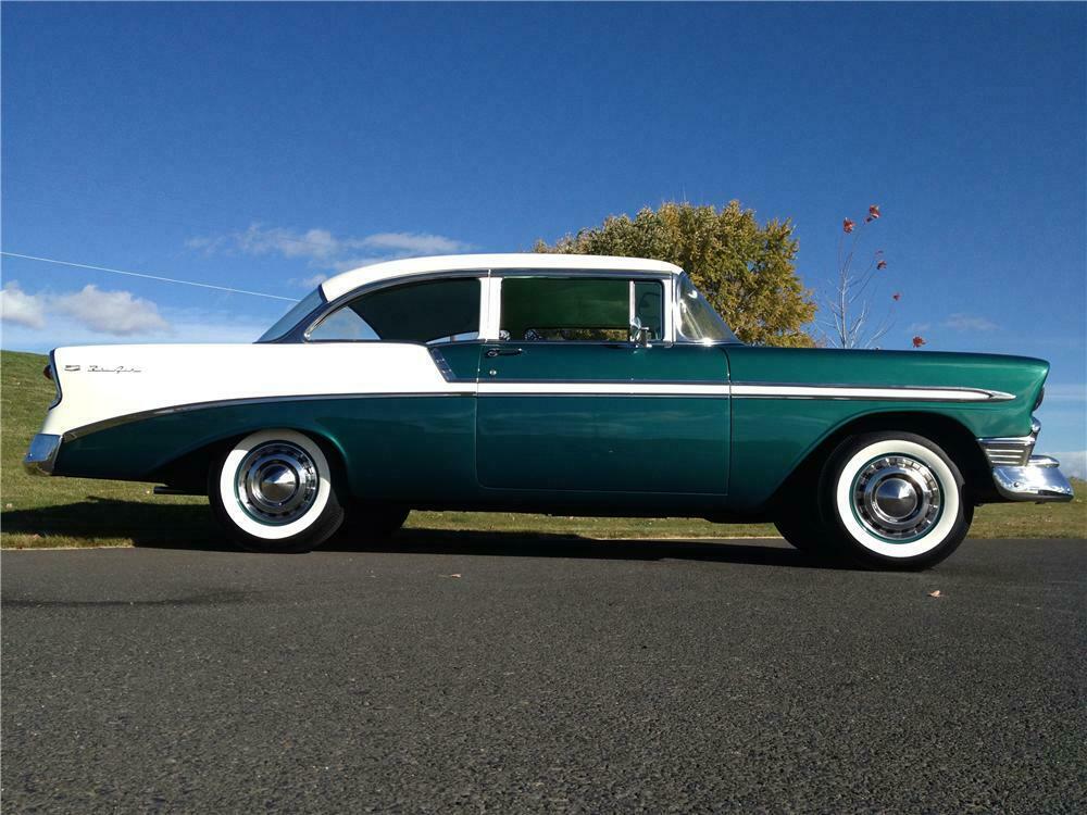 1956 CHEVROLET BEL AIR 2 DOOR COUPE - Side Profile - 162266