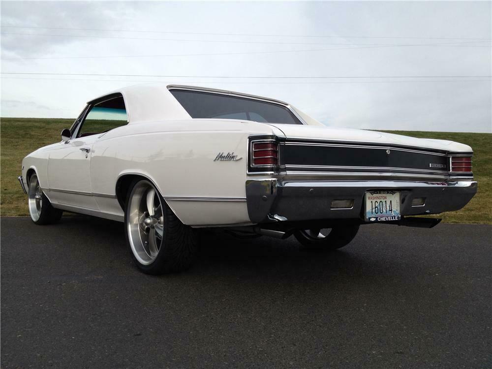 1967 CHEVROLET CHEVELLE CUSTOM 2 DOOR COUPE - Rear 3/4 - 162267