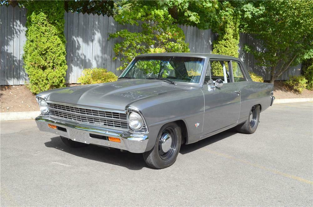 1967 CHEVROLET NOVA CUSTOM 2 DOOR SEDAN - Front 3/4 - 162292