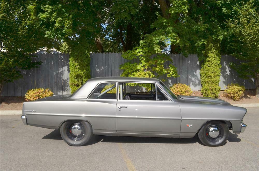 1967 CHEVROLET NOVA CUSTOM 2 DOOR SEDAN - Side Profile - 162292