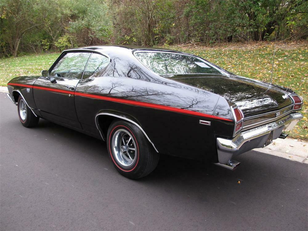 1969 CHEVROLET CHEVELLE SS 396 2 DOOR COUPE - Rear 3/4 - 162322