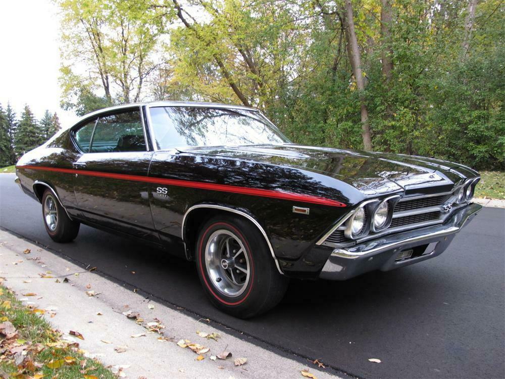 1969 CHEVROLET CHEVELLE SS 396 2 DOOR COUPE - Side Profile - 162322