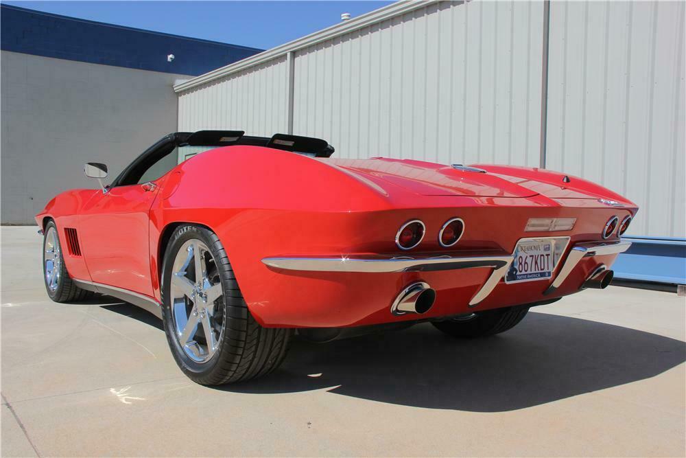 2001 CHEVROLET CORVETTE CUSTOM CONVERTIBLE - Rear 3/4 - 162613