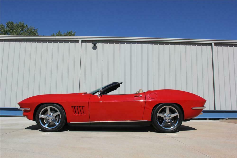 2001 CHEVROLET CORVETTE CUSTOM CONVERTIBLE - Side Profile - 162613