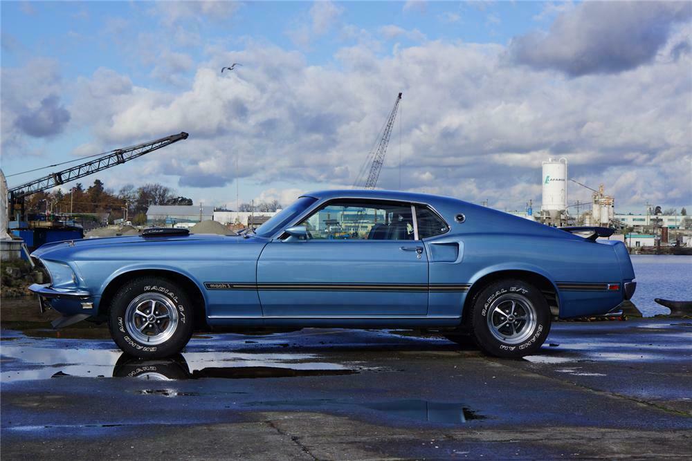 pic 1969 Mustang Mach 1 Winter Blue 1969 ford mustang mach 1 428 cj fastback