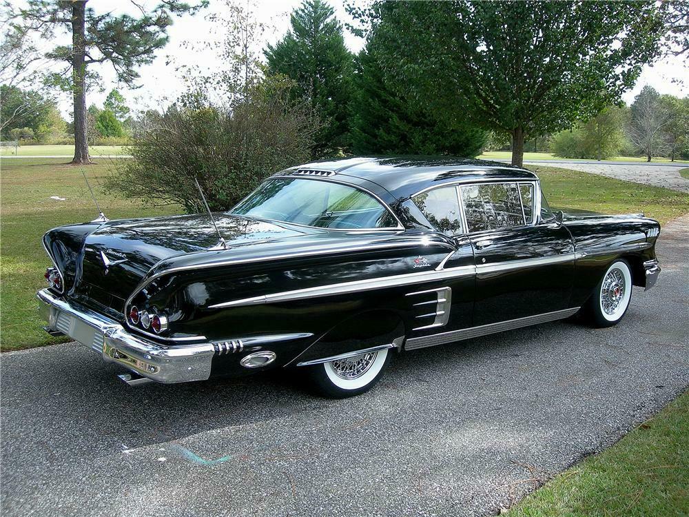 1958 CHEVROLET IMPALA CUSTOM 2 DOOR HARDTOP - Rear 3/4 - 162711