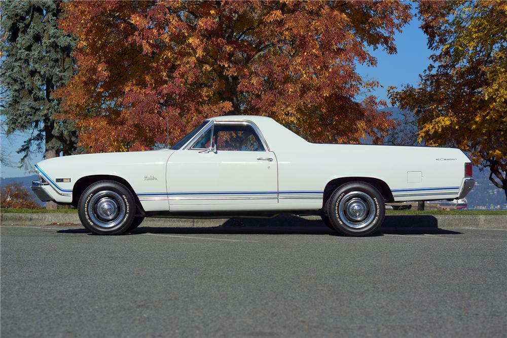 1968 CHEVROLET EL CAMINO PICKUP - Side Profile - 162972