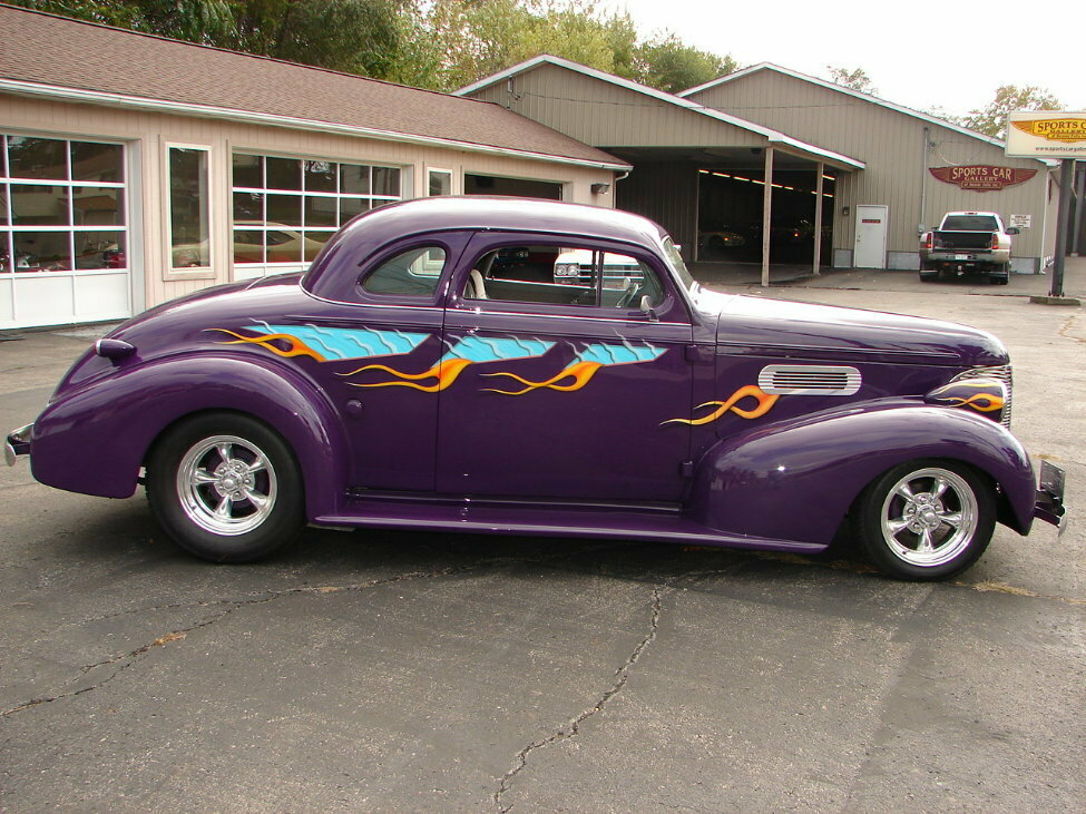 1939 CHEVROLET STREET ROD CUSTOM COUPE - Side Profile - 163402