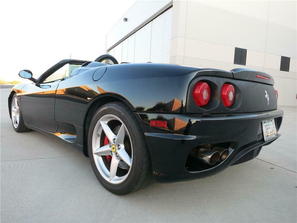 2003 FERRARI 360 MODENA CONVERTIBLE - Rear 3/4 - 168054