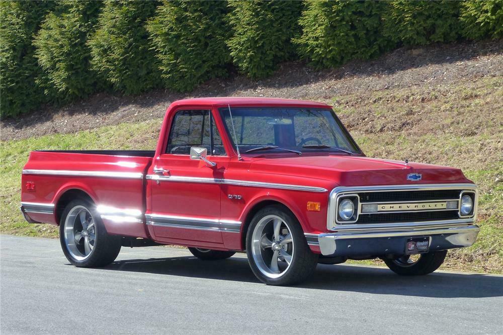 1969 CHEVROLET C-10 CUSTOM PICKUP - Front 3/4 - 170057