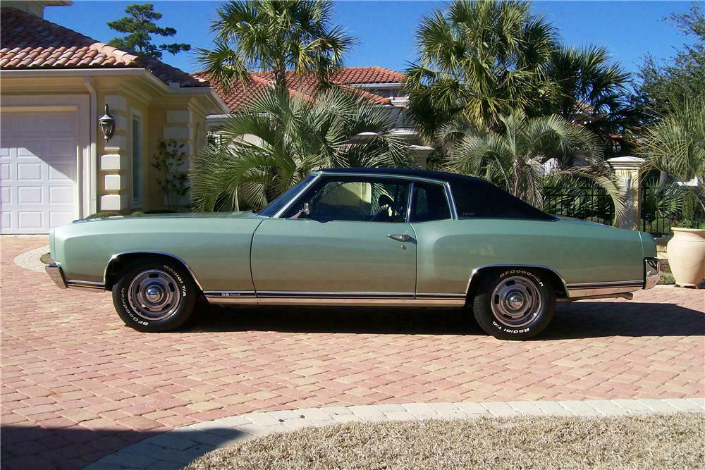 1970 CHEVROLET MONTE CARLO SS 2 DOOR COUPE - Side Profile - 170167