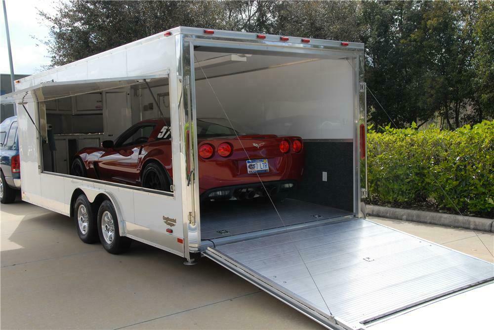 2009 CUSTOM CAR TRAILER - Rear 3/4 - 170173