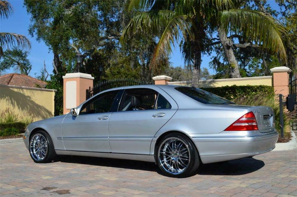 2002 MERCEDES-BENZ S430 4 DOOR SEDAN - Rear 3/4 - 170361