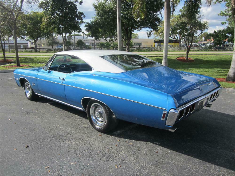 1968 CHEVROLET IMPALA FASTBACK - Rear 3/4 - 170421