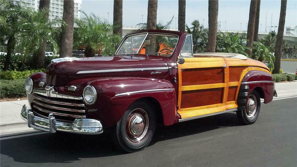 1946 Ford Sportsman Convertible 1946 ford sportsman convertible 351 ci, original steel and wood star. 1946 ford sportsman convertible