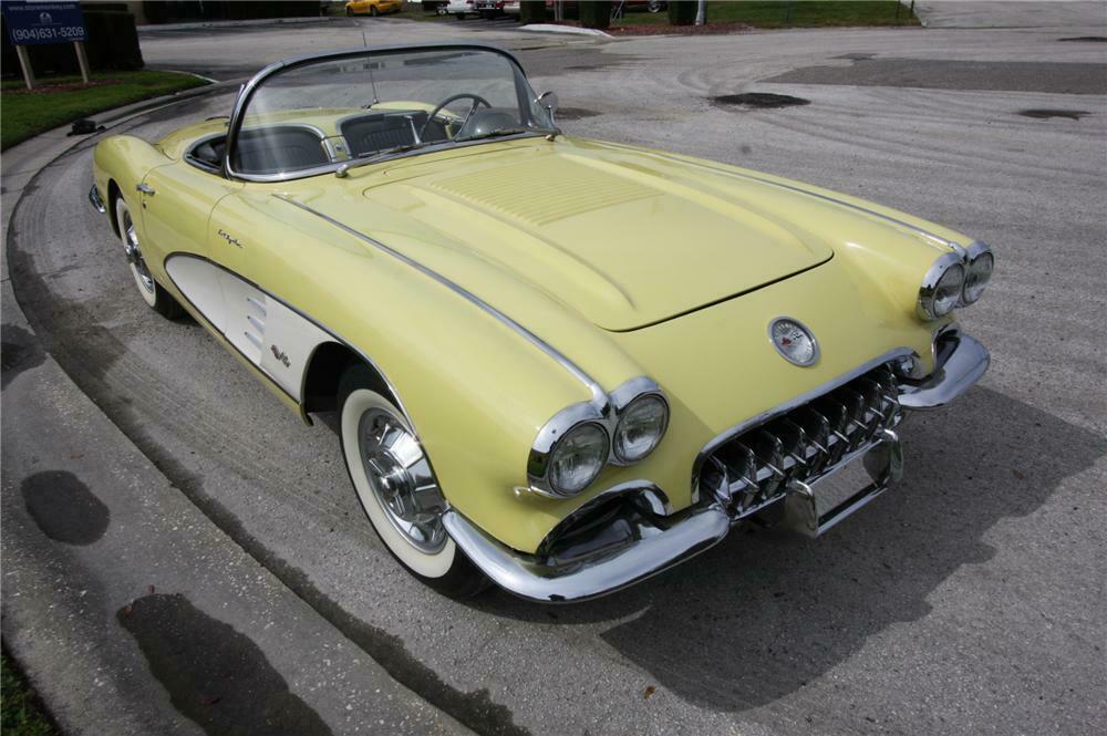 1958 CHEVROLET CORVETTE CONVERTIBLE - Front 3/4 - 170631