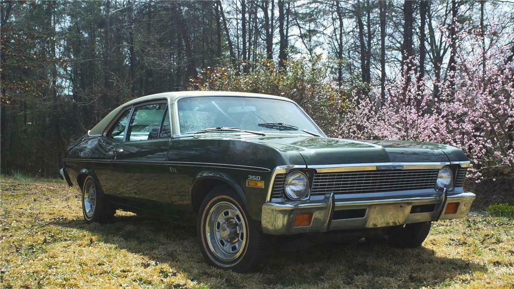 1972 CHEVROLET NOVA 2 DOOR HARDTOP - Front 3/4 - 170868