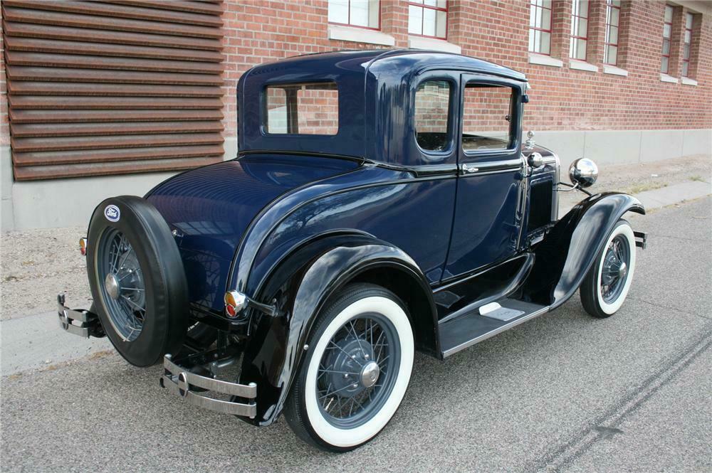 1930 FORD MODEL A COUPE - Rear 3/4 - 174476
