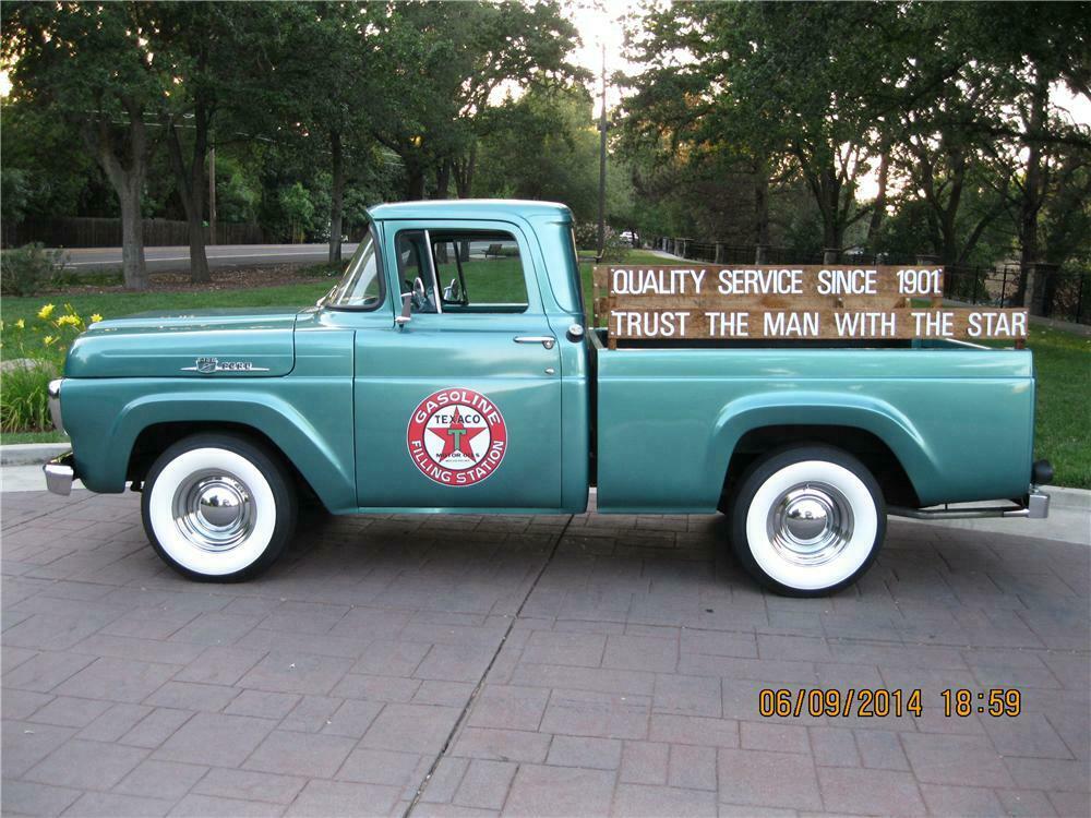 1959 FORD F-100 PICKUP - Side Profile - 174520