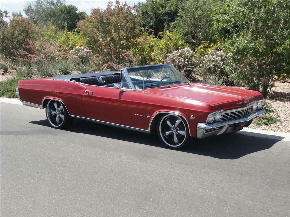 1965 CHEVROLET IMPALA CONVERTIBLE - Side Profile - 174576