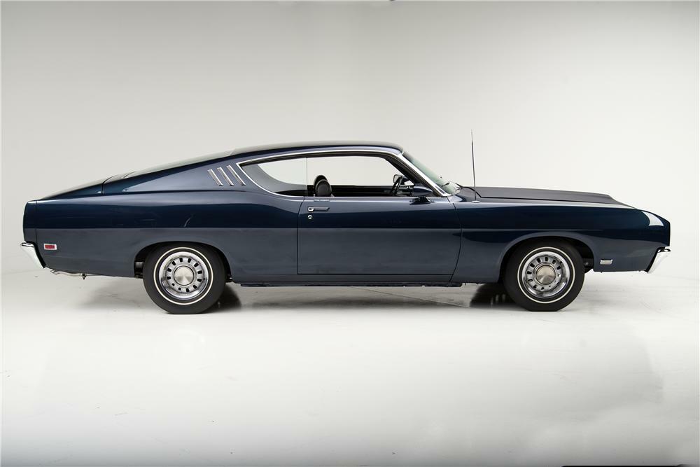 1969 FORD TALLADEGA FASTBACK - Side Profile - 174760