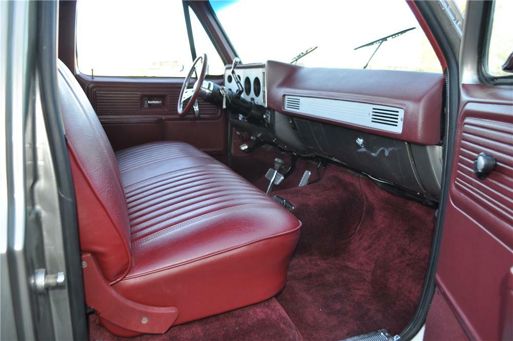 1978 CHEVROLET C-10 CUSTOM PICKUP - Interior - 175168