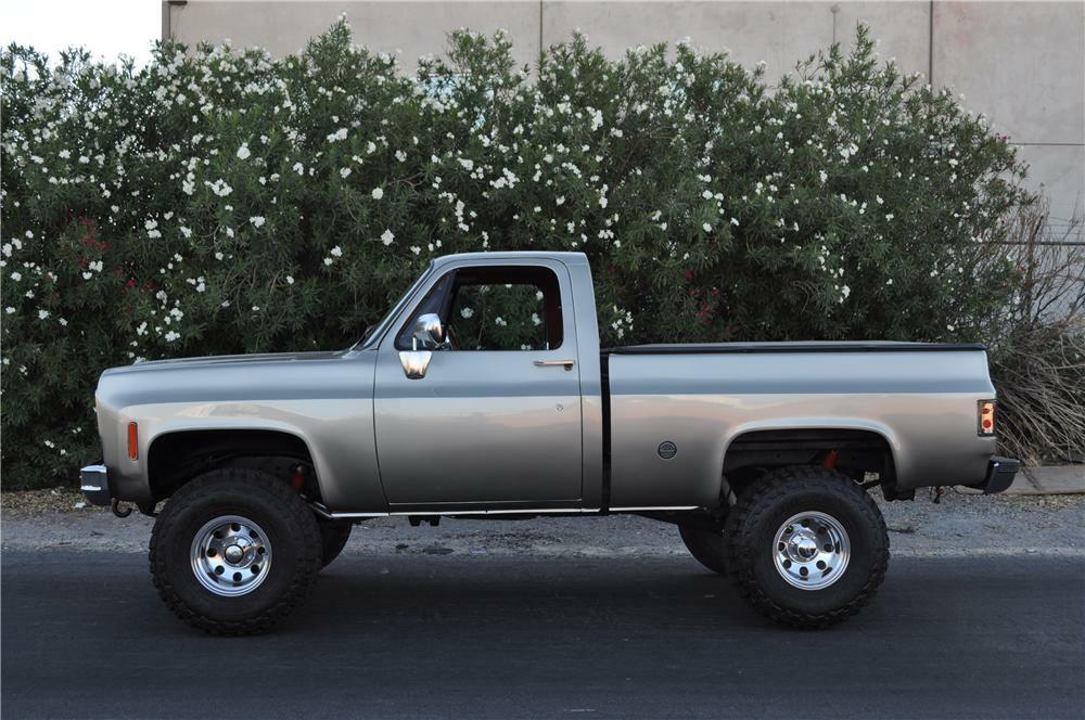 1978 CHEVROLET C-10 CUSTOM PICKUP - Side Profile - 175168